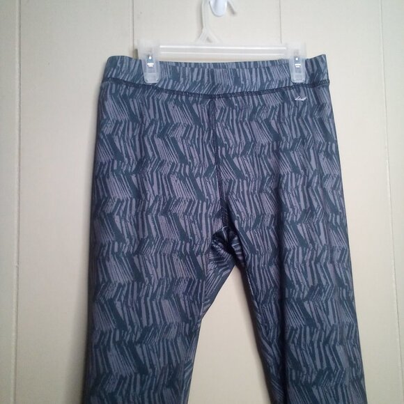 Everlast Cropped Leggings M Athletic Active Gray Pink Patterned - Picture 11 of 13